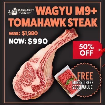 Chilled Wagyu M9+ Tomahawk 1.4kg -1.6kg