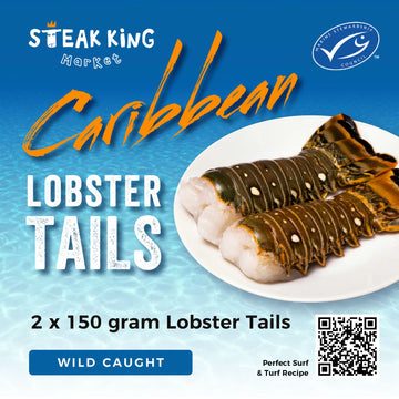 Frozen Caribbean Lobster Tail 2 x 150g