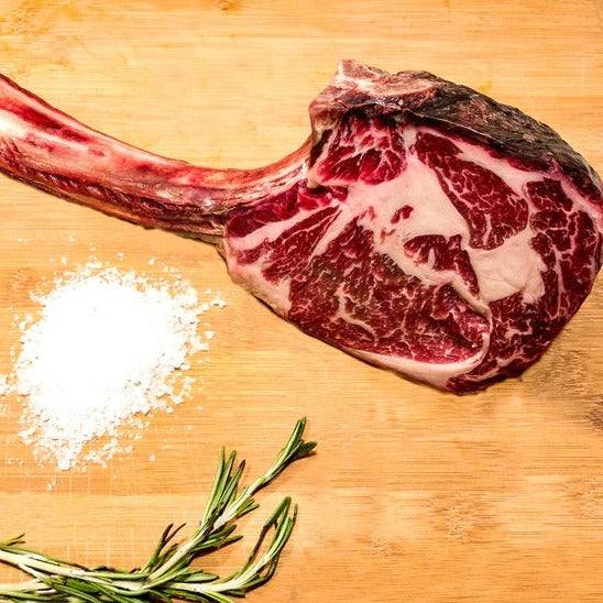 Frozen Dry Aged 45 Days Wagyu M9 Tomahawk 1.1kg