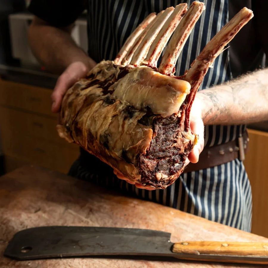 Wagyu M8-9 Tomahawk Rack - Free Dry Ageing for 21 or 30 days