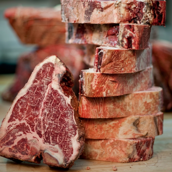 急凍乾式熟成45日USDA極佳級T骨牛扒1公斤