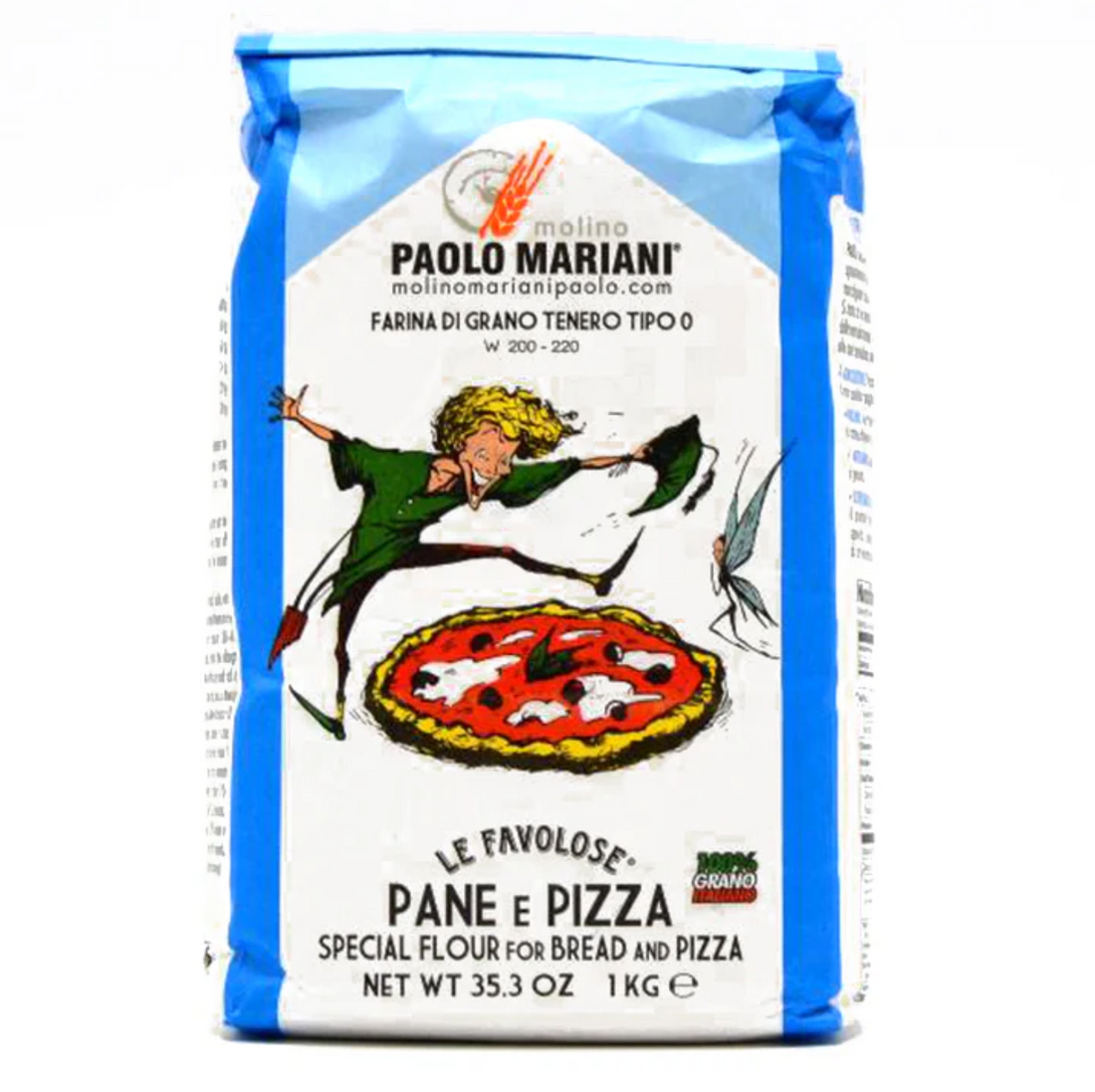 Wheat Flour "0" Bread & Pizza by Paolo Mariani 1kg Paolo Mariani