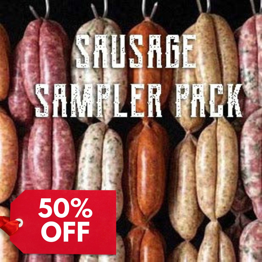 50% Off - Sausage Sampler Pack 1.6kg (ME18)