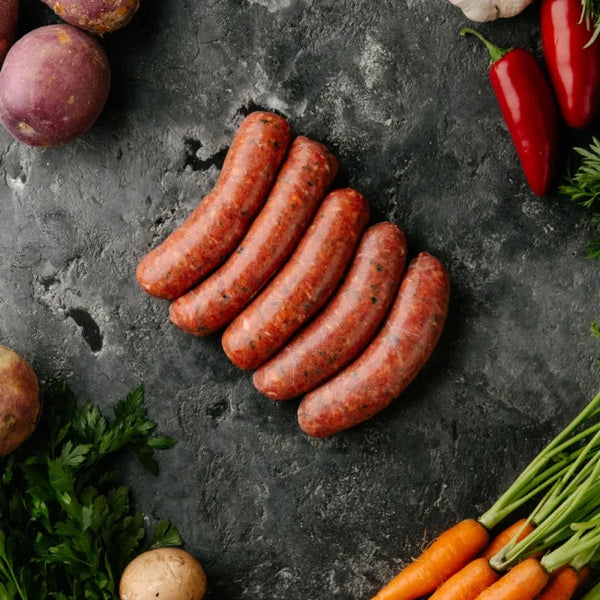 Rangers Station Wagyu Beef & Ghost Chilli  Sausages 500g