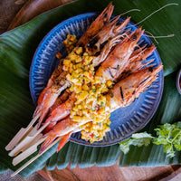 Frozen Shark Bay Jumbo King Prawns Head-On 1kg