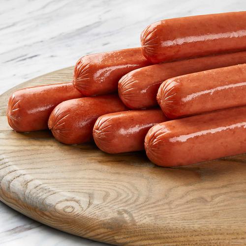 Frozen Smoked Beef Hot Dogs 1kg
