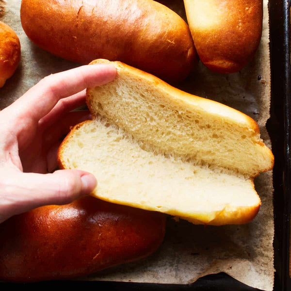 Frozen Hot Dog Buns x 6