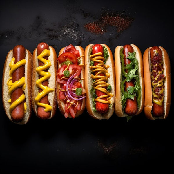 Frozen Smoked Beef Hot Dogs 1kg