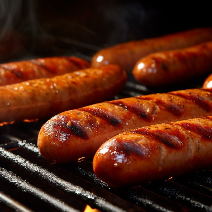 Frozen Smoked Beef Hot Dogs 1kg