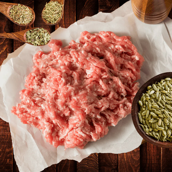 Frozen Minced Italian Sausage Meat 1kg Ibis