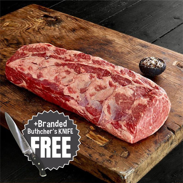 冰鮮澳洲M9+ 整條和牛肉眼 + 免費廚師刀