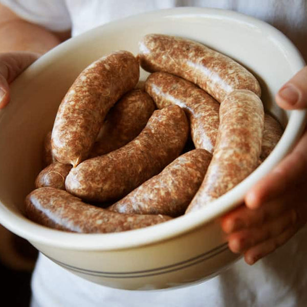 Frozen Lamb Sausages with Mint, Honey & Rosemary