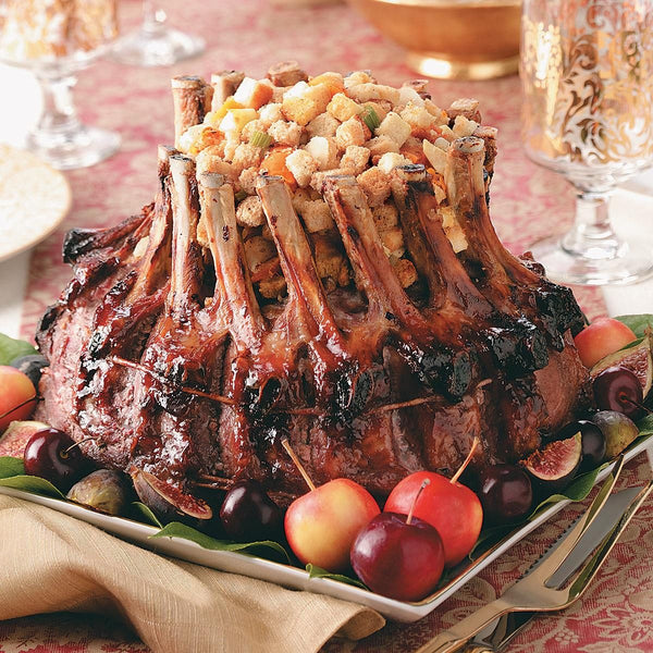 Chilled Thomas Foods Signature Bone-In Frenched Lamb Rack Cap Off ~ 900g