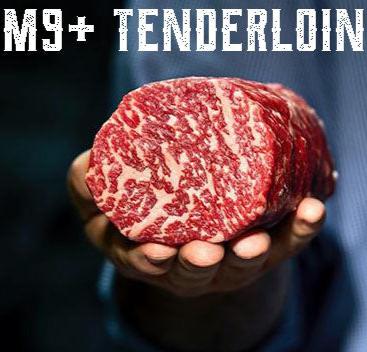 Chilled Wagyu M9 Whole Tenderloin 3Kg
