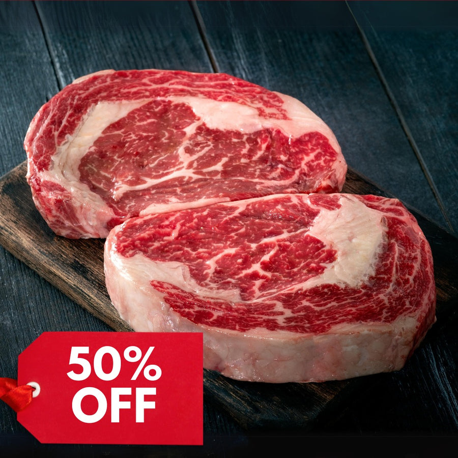 50% Off - Chilled Wagyu M4-5 Ribeye 2kg - ME15