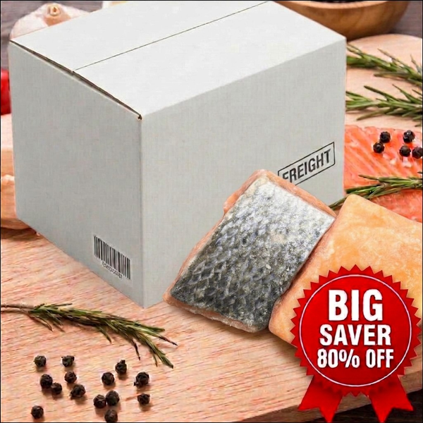 Frozen Norwegian Salmon Pieces - 1kg/5kg