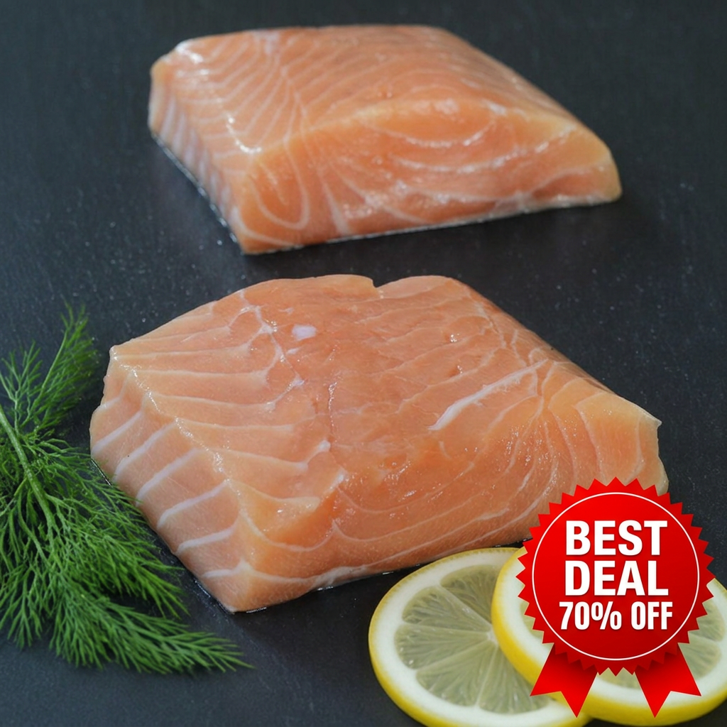 Frozen Norwegian Salmon Pieces - 1kg/5kg