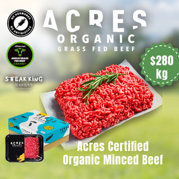 Organic Grass Fed Angus Mince Beef 1kg