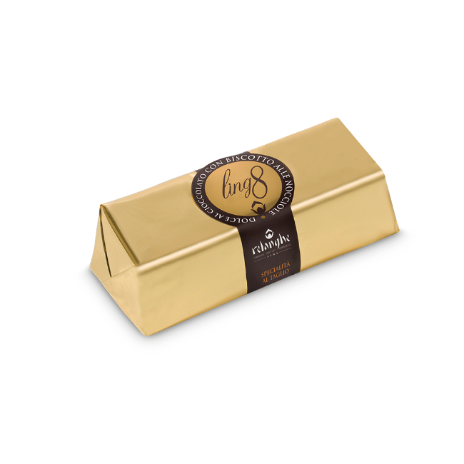 Italian Chocolate Fudge with Piedmont Hazelnut & Biscuits “Lingotto” 200g