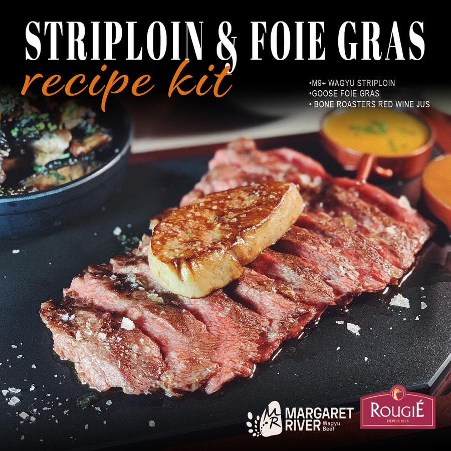 Chilled Wagyu M9+ Striploin 1kg + FREE Gift Worth $300