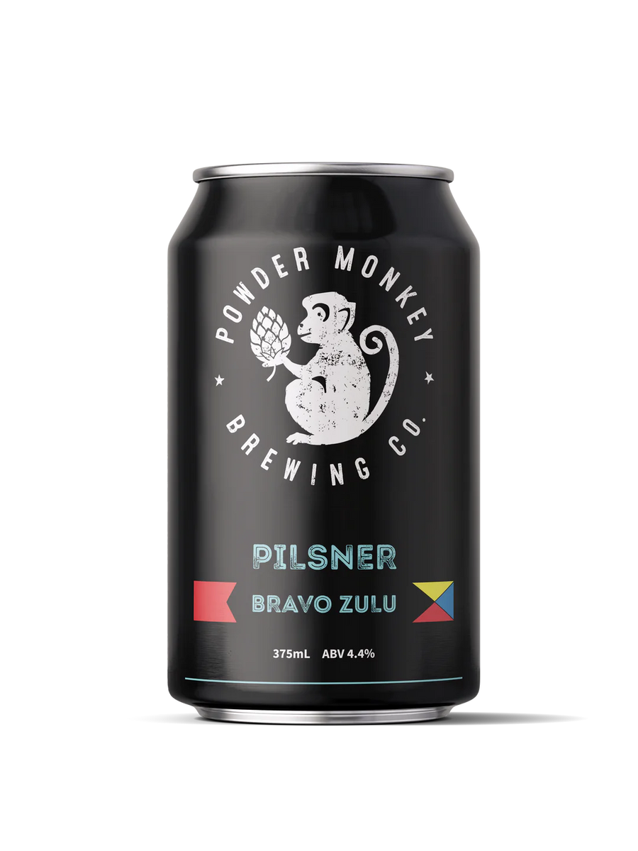 Bravo Zulu Pilsner by Powder Monkey Case (16 x 375ml)