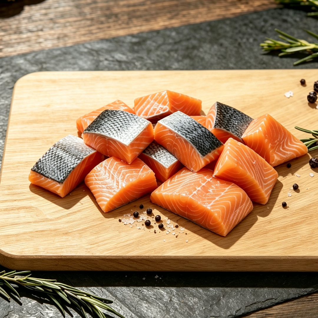 Frozen Norwegian Salmon Pieces - 1kg/5kg