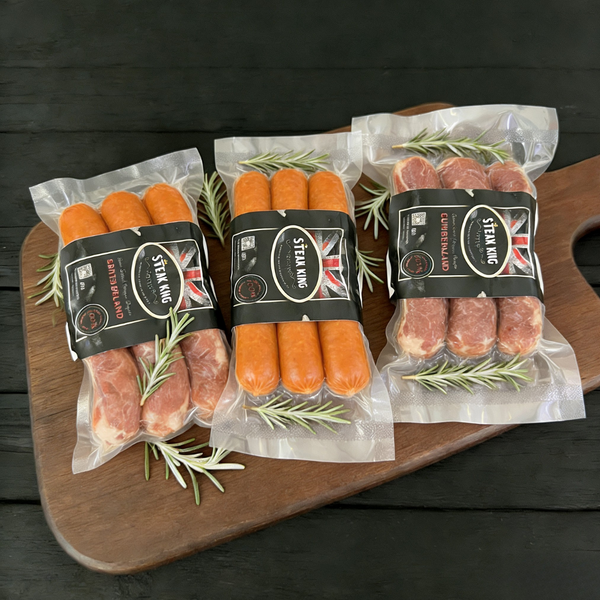 British Sausage Sampler Pack 500g x 3