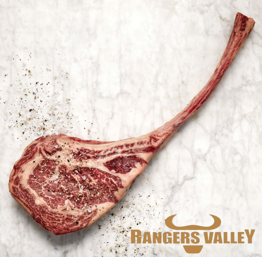 50% Off - Chilled Rangers Valley Wagyu M6-7 Tomahawk 1.6kg - 1.7kg