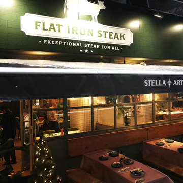 免費享用一餐在 Flat Iron Steak (添加到購物車並消費 $2000)