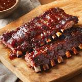 Frozen Marinated Slow Cooked US Baby Back Ribs with BBQ Sauce 1.2kg