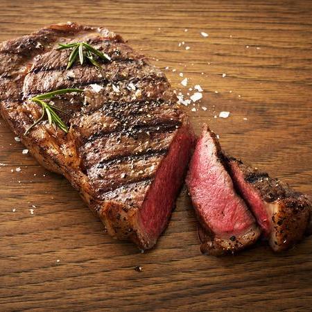 50% Off - Chilled USDA Prime Striploin Steaks (ME18)