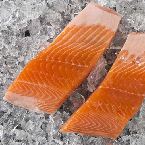 Frozen Norwegian Salmon Steaks 2kg Pack