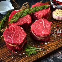 Chilled Organic Grass Fed Angus Tenderloin 1kg (200g x 5)
