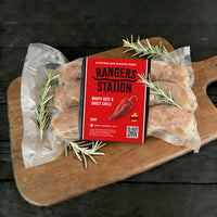 Rangers Station Wagyu Beef & Ghost Chilli  Sausages 500g