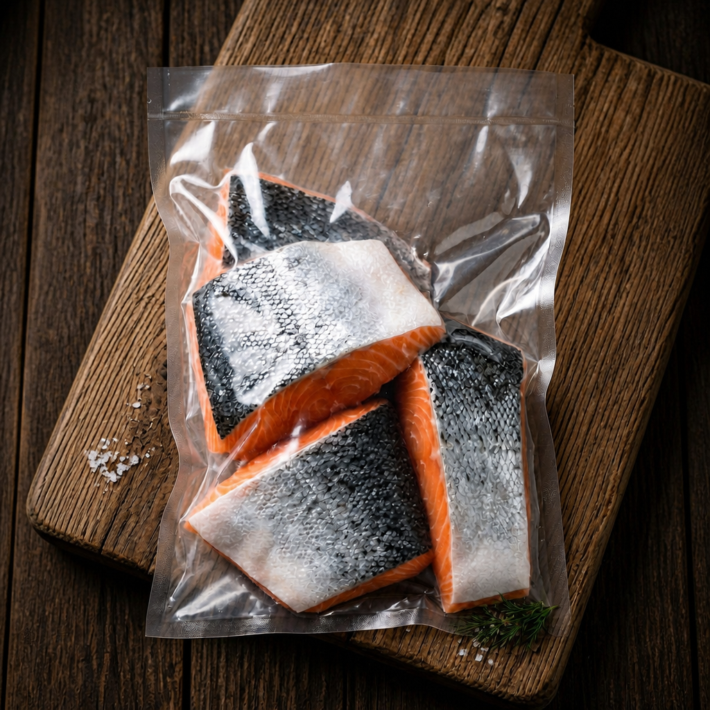 FREE - Frozen Norwegian Salmon Pieces 500g
