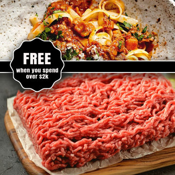 Free 1kg Frozen Black Angus Beef Mince Spend $2k to Unlock