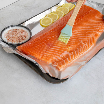 Frozen Whole Norwegian Salmon Fillet - 1.2kg -1.6kg (Whole piece)