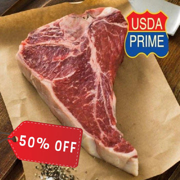 【半價優惠】冰鮮USDA PRIME T骨牛扒1公斤