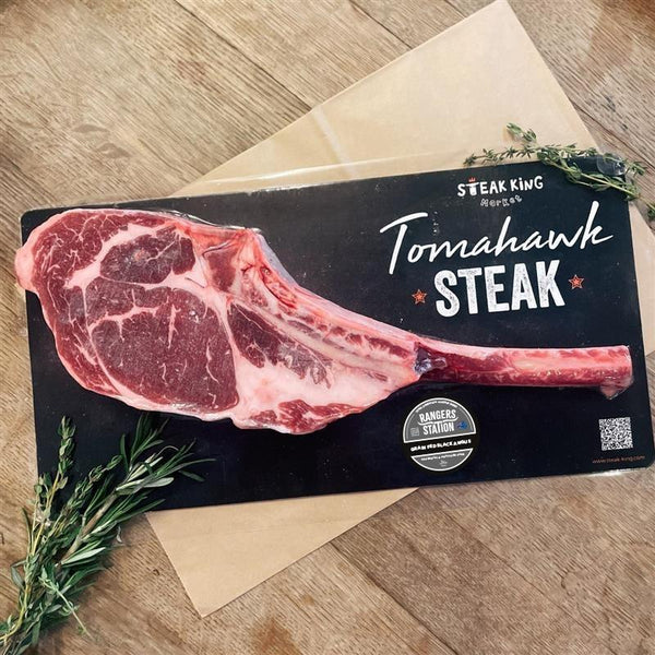 Chilled Black Angus M2-3 Tomahawk 600g