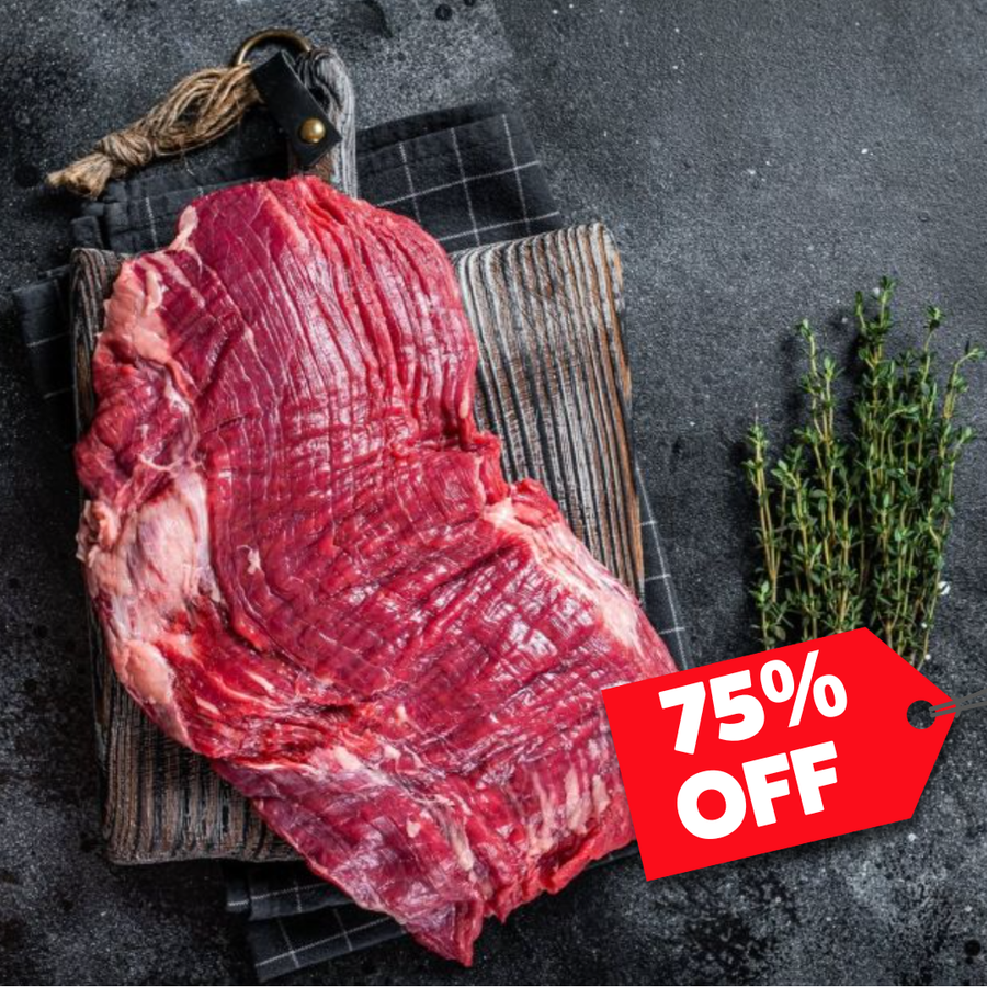 75% Off - Chilled Wagyu M3-4 Bavette Steak (2Kg)