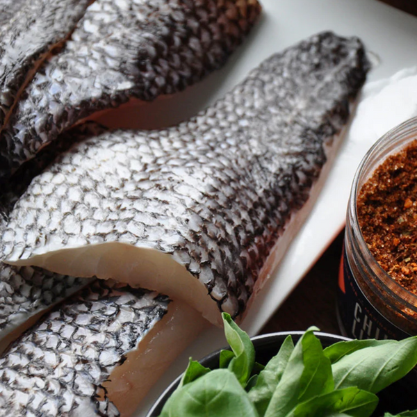 Frozen Black Seabass Fillets (4 x 150g)