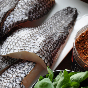 Frozen Black Seabass Fillets 4 x 150g