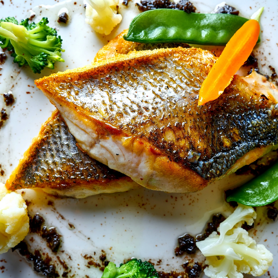 Frozen Black Seabass Fillets 4 x 150g