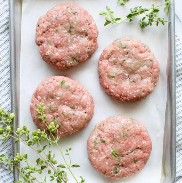 Frozen Free Range Australian Chicken Burger Patties (6x150g)