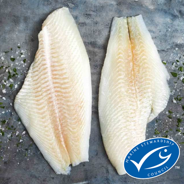 Frozen MSC Certified Atlantic Cod Fillet 1kg