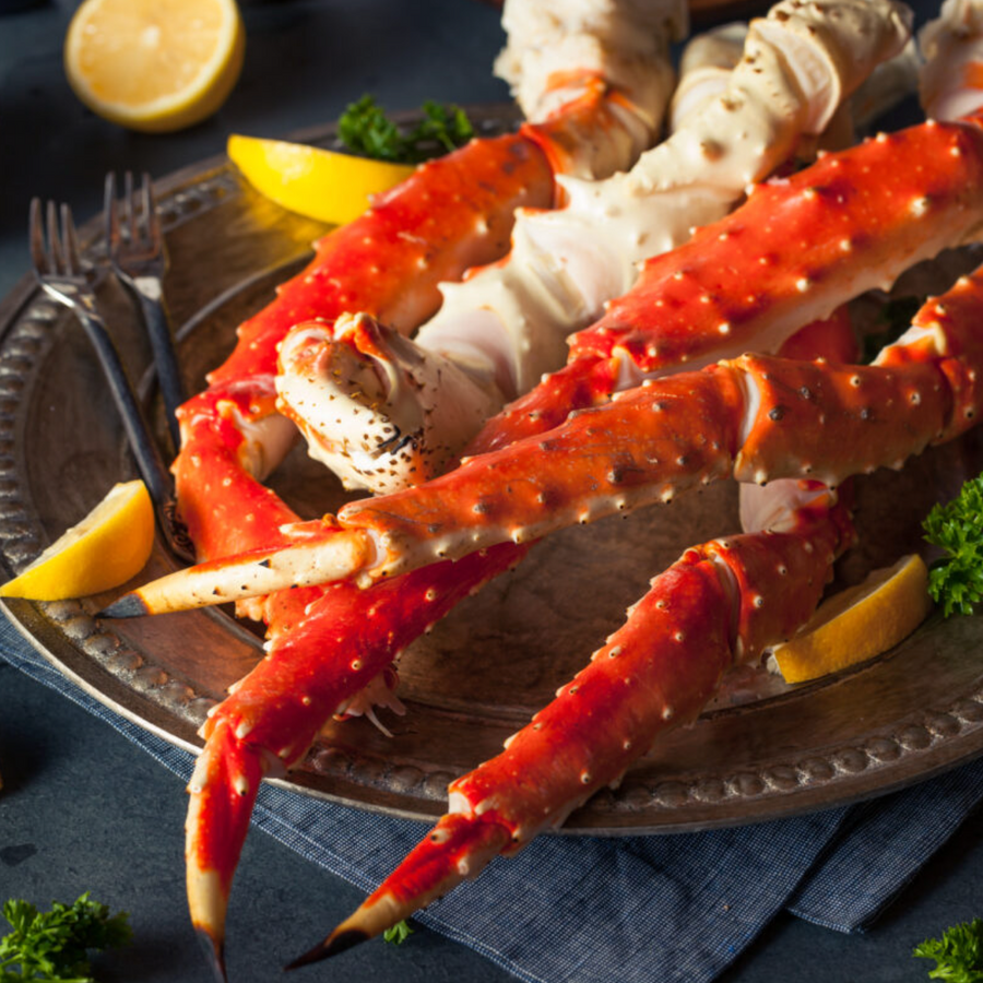 55% Off - Cooked & Frozen  Arctic King Crab Legs 1kg
