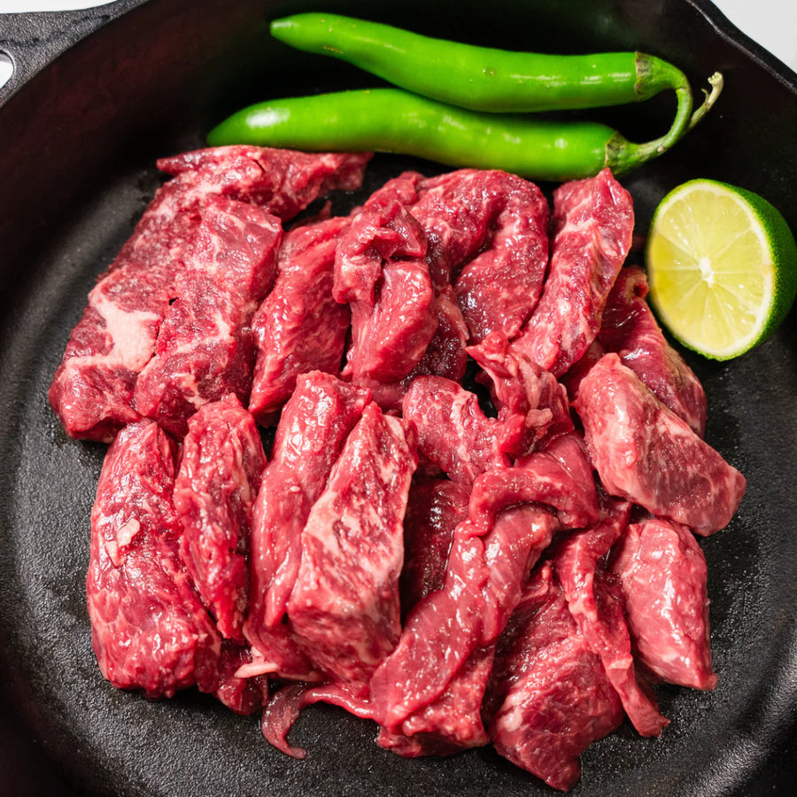 Frozen Wagyu Stir Fry Beef Strips 1kg