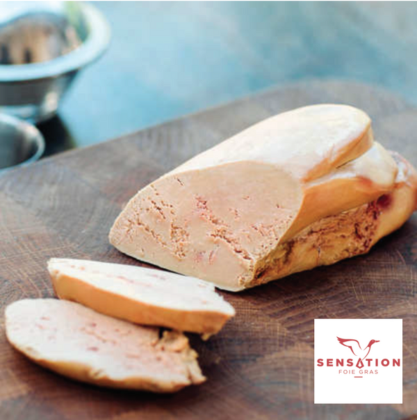 Frozen Whole Lobe of French Duck Foie Gras - De Veined (500g)
