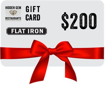 Flat Iron Steak Gift Card (200HK, 500HK or 1000HK)