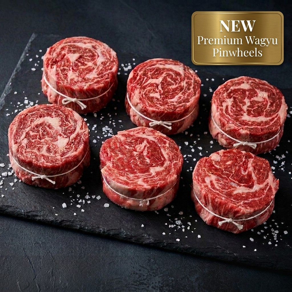 Chilled Wagyu M6-7  Ribeye Cap Pinwheels 1.2kg (200g x 6)